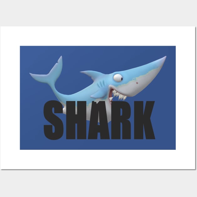 SHARK Wall Art by MOUKI